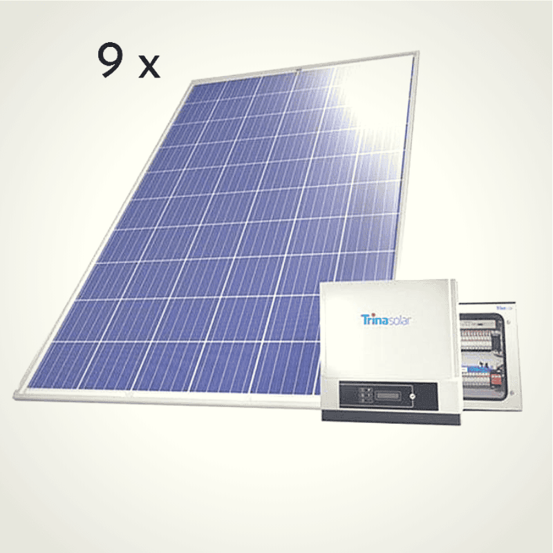 Trina Home 3 kW on grid solar system